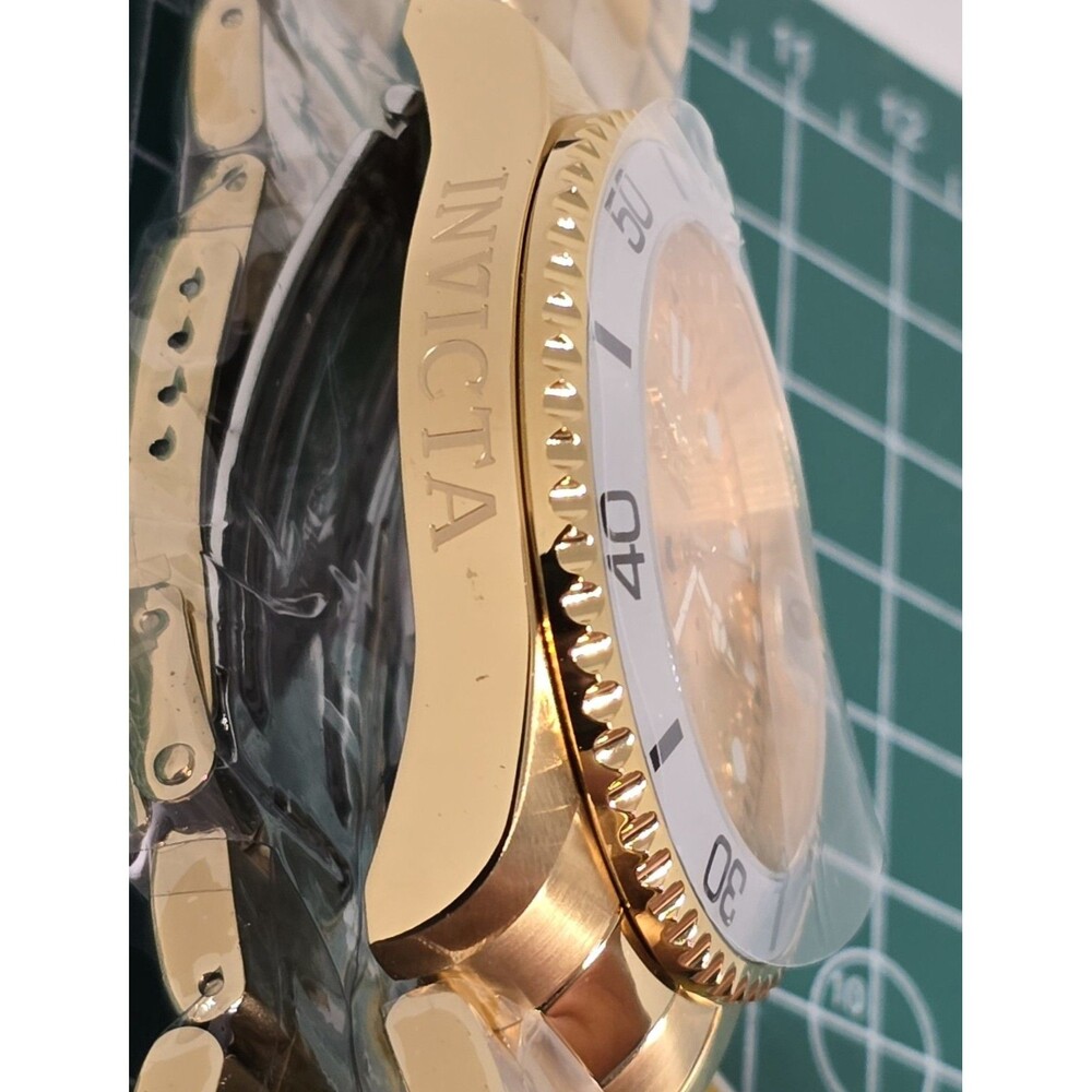 Invicta Pro Diver Men's Watch 43mm Gold 48375 - Picture 4 of 8